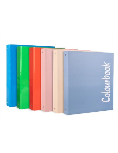 Raccoglitore ad anelli A4 - 3 colori LAGCOL21091 Colourbook | Futurartshop.com