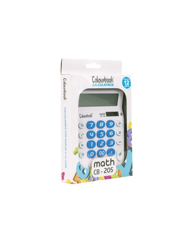 MATH CB-205 12 digit desktop calculator LAGCOL22103 Colourbook | Futurartshop.com