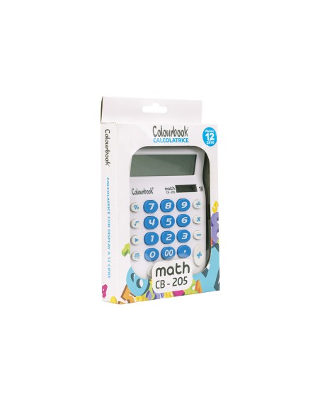 Calcolatrice da tavolo MATH CB-205 12 cifre LAGCOL22103 Colourbook | Futurartshop.com