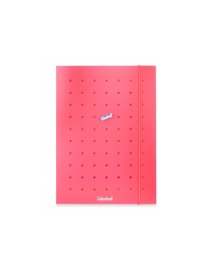 A4 Pin It Coral Document Folder LAGCOL25210-1 Colourbook | Futurartshop.com
