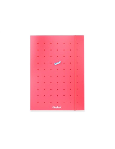 A4 Pin It Coral Document Folder LAGCOL25210-1 Colourbook | Futurartshop.com