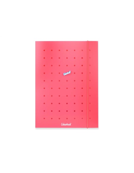 A4 Pin It Coral Document Folder LAGCOL25210-1 Colourbook | Futurartshop.com