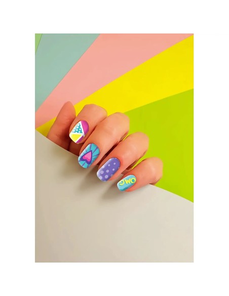 Crazy chic Unghie adesive pop CLE18137 Clementoni | Futurartshop.com