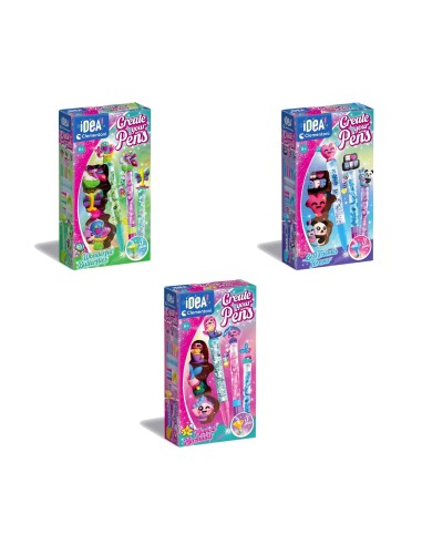 Idea Crea la tua penna - 3 Modelli assortiti CLE18869 Clementoni | Futurartshop.com