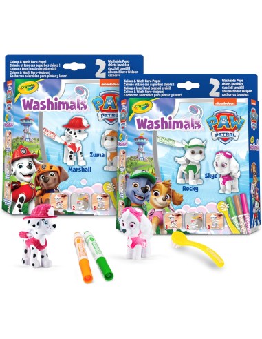 Washimals Paw Patrol set 2 puppies CRA74-0287 Crayola | Futurartshop.com