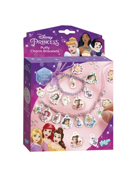 Disney Princess Crea braccialetti adesivi scintillanti a forma di principessa IBS044364 Ibs | Futurartshop.com