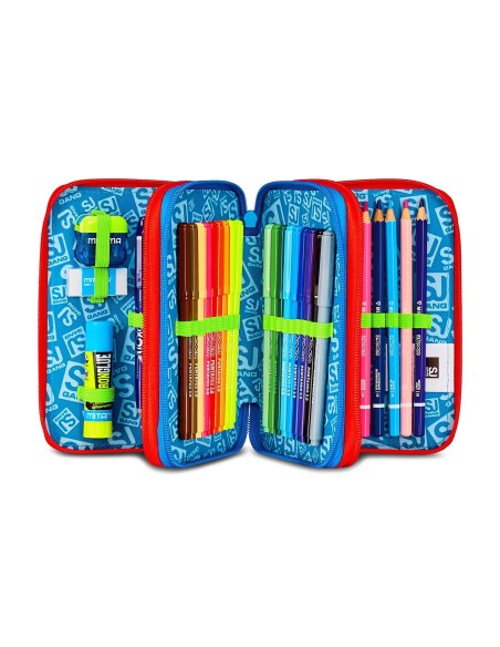 Sj Gang Fantasys Boy Astuccio Scuola 3 Zip SEV30C202514-535 Seven | Futurartshop.com