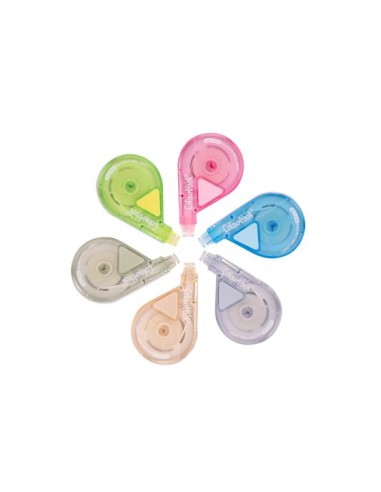 Correction tape 5mm x 8m assorted colours LAGCOL21060 Colourbook | Futurartshop.com
