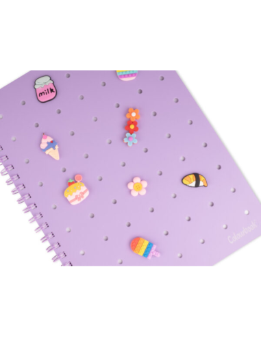 A4 spiral notebook Maxi staff 1R pin it LAGCOL24801 Colourbook | Futurartshop.com