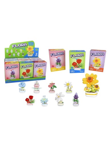 Pop The Block Flora - Costruzioni fiori e piante TOY28426 Toys Garden | Futurartshop.com