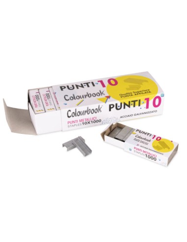 Punti metallici per cucitrice per spillatrice - Passo 10 LAGCOL23880 Colourbook | Futurartshop.com
