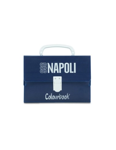 Mini Polyonda Blu SSC Napoli with Accessories LAGSSCN24015 BLU Colourbook | Futurartshop.com