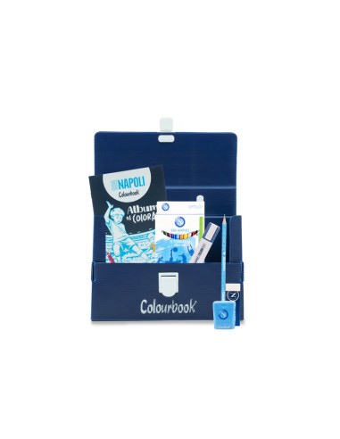 Mini Polyonda Blu SSC Napoli with Accessories LAGSSCN24015 BLU Colourbook | Futurartshop.com