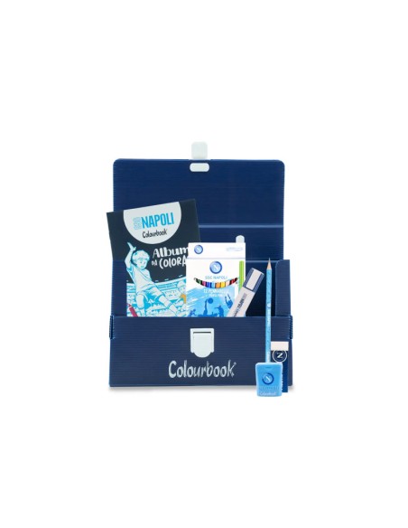 Mini Polyonda Blu SSC Napoli with Accessories LAGSSCN24015 BLU Colourbook | Futurartshop.com