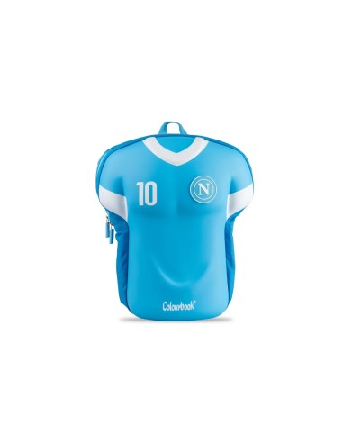 SSC Napoli T-Shirt Backpack for Kindergarten LAGSSCN24014 Colourbook | Futurartshop.com