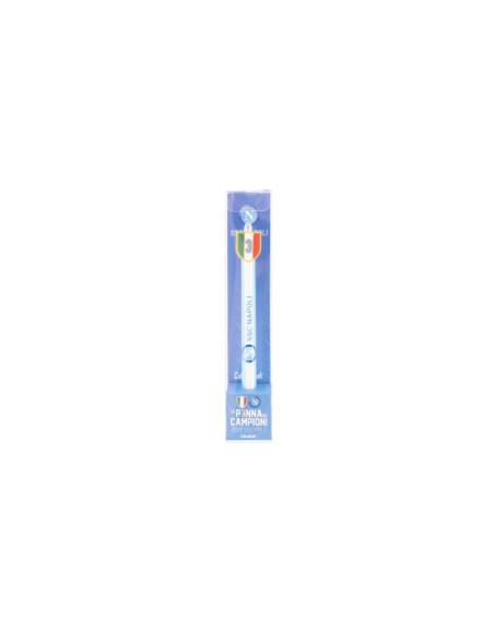 SSC Napoli Retractable Pen with Case - 4 Models LAG708565 Colourbook | Futurartshop.com