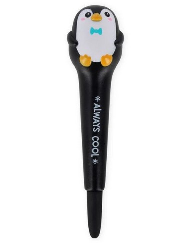Black Gel Pen Penguin Antistress LEGSQP0004 Legami Milano | Futurartshop.com