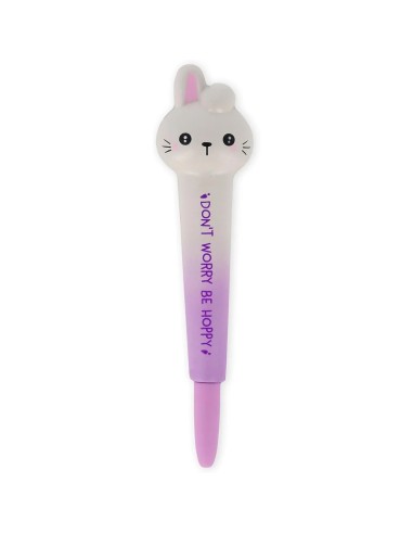 Black Gel Pen Rabbit Antistress - Squeezies LEGSQP0005 Legami Milano | Futurartshop.com