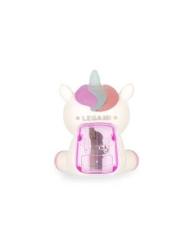 Unicorn Light-Up Sharpener with Shavings Container LEGPSL0001 Legami Milano | Futurartshop.com