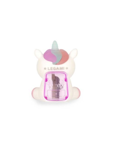 Unicorn Light-Up Sharpener with Shavings Container LEGPSL0001 Legami Milano | Futurartshop.com