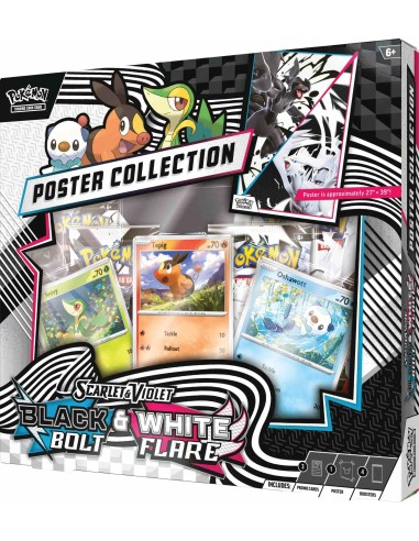 Pokémon Unova Black Light and White Fire Poster Collection ITA GAMPK10040 The Pokémon Company | Futurartshop.com