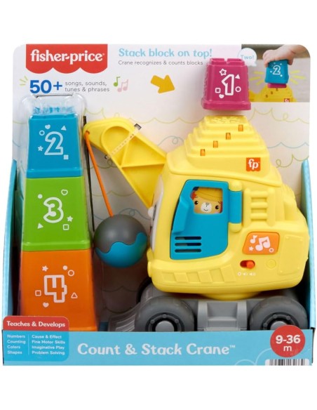 Fisher-Price Count & Build Crane GENHWY65 Mattel | Futurartshop.com
