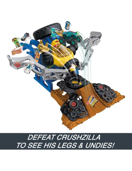 Hot Wheels Sfida contro Crushzilla monster trucks GENHPR47 Mattel | Futurartshop.com
