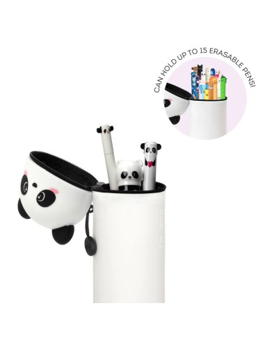 Legami 2 in 1 Pencil Case in Soft Silicone Kawaii – Panda LEGKA0010 Legami Milano | Futurartshop.com