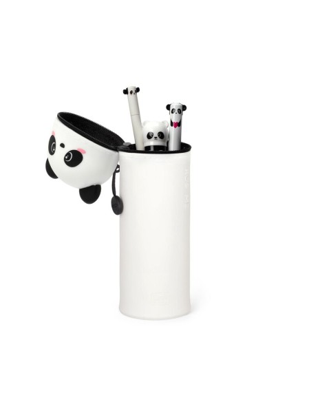 Legami 2 in 1 Pencil Case in Soft Silicone Kawaii – Panda LEGKA0010 Legami Milano | Futurartshop.com