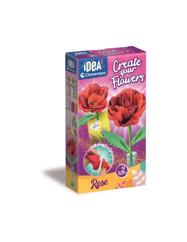 Create your flower - Rose CLE18877 Clementoni | Futurartshop.com