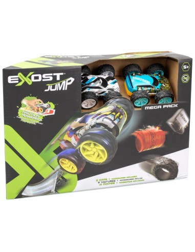 Silverlit Exost Jump Mega Pack – Set di Auto a Frizione con Rampe FUT20624 Silverlit | Futurartshop.com