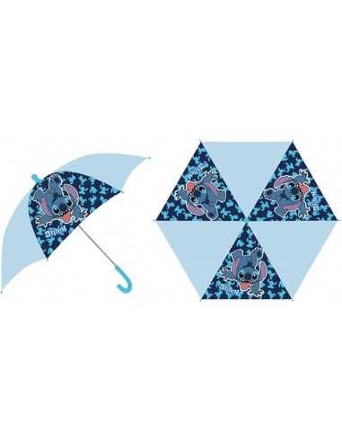 Disney Stitch Light Blue Manual Umbrella 36 cm VYALIL24-2634  | Futurartshop.com