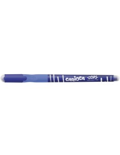Carioca Oops Erasable Pen – Blue ARV43039/01 BLU Carioca | Futurartshop.com