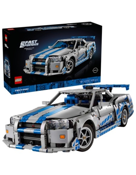 Lego Technic 42210 Auto Nissan Skyline GT-R (R34) 2 Fast 2 Furious LEG6526826 Lego | Futurartshop.com