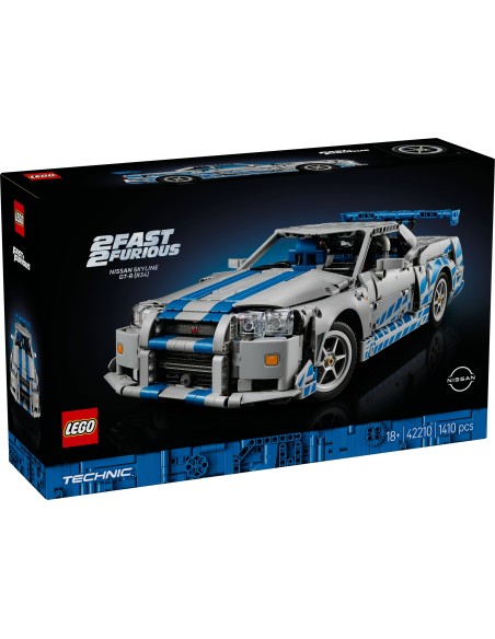 Lego Technic 42210 Nissan Skyline GT-R (R34) 2 Fast 2 Furious LEG6526826 Lego | Futurartshop.com