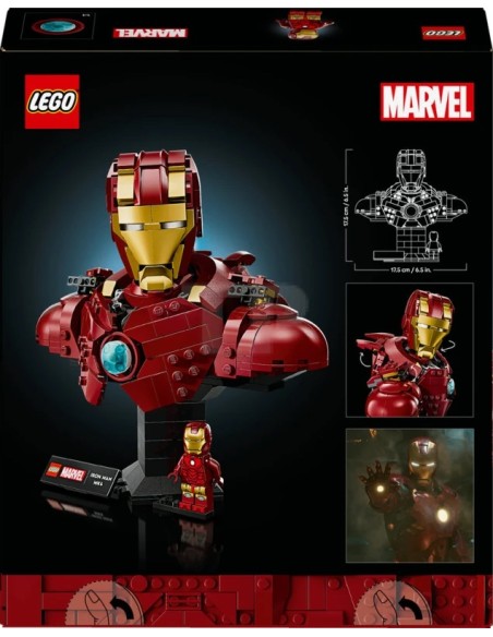 Lego Marvel - 76327 Busto di Iron Man MK4 LEG6529125 Lego | Futurartshop.com