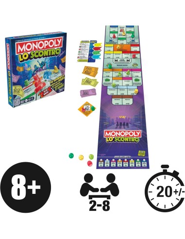 Monopoly The Showdown – Board Game (Italian Version) AGRF8995 Hasbro | Futurartshop.com