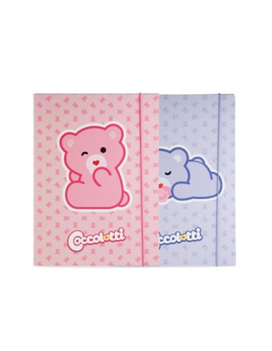 Coccolotti A4 Elastic Folder with 1 cm Spine LAGCLT00026 Colourbook | Futurartshop.com
