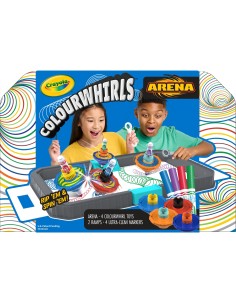 Colourwhirl – Battle arena with 4 spinning tops CRA74-7697 Crayola | Futurartshop.com