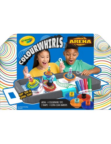 Colourwhirl - Arena da Combattimento con 4 Trottole CRA74-7697 Crayola | Futurartshop.com
