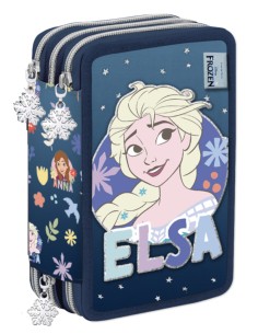 Disney Frozen Astuccio 3 Zip Scolastico completo CRG258060 CR Group | Futurartshop.com