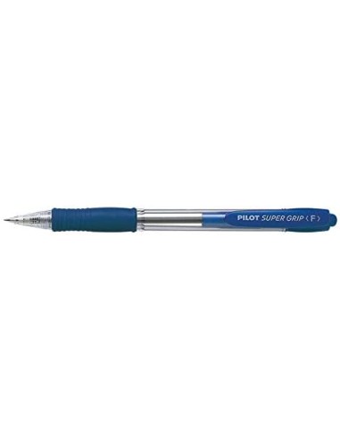 SuperGrip Blu Ballpoint Pen 0.7 mm Fine NPI15466 Pilot | Futurartshop.com