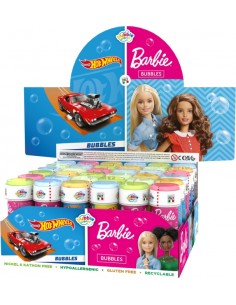 Hot Wheels or Barbie Bubble Soap 60ml DUL00836 Dulcop | Futurartshop.com