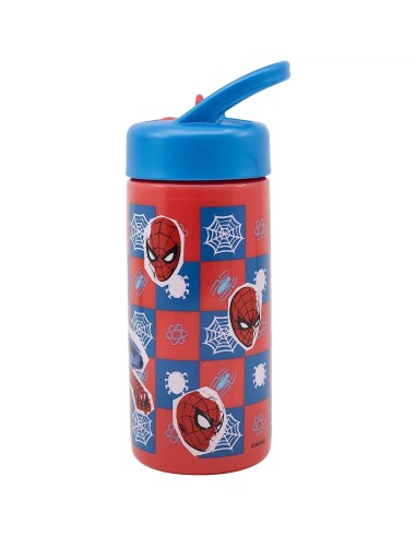 Spiderman Borraccia con Cannuccia Playground 410ml EOL74731 Stor | Futurartshop.com