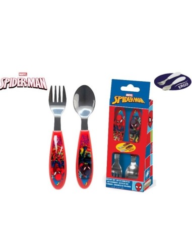 Marvel Spiderman – 2-Piece Metal Cutlery Set EOL83518 Stor | Futurartshop.com