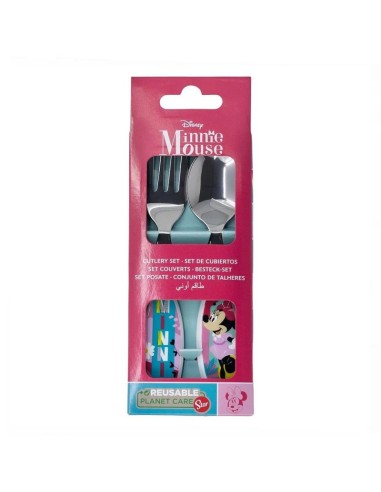 Disney Minnie set 2 posate in metallo EOL74418 Stor | Futurartshop.com