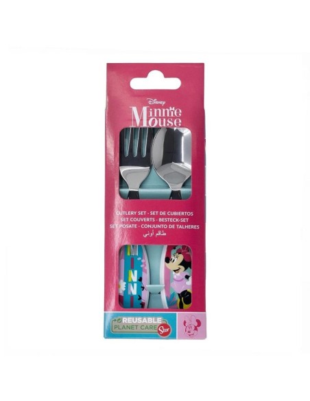 Disney Minnie set 2 posate in metallo EOL74418 Stor | Futurartshop.com