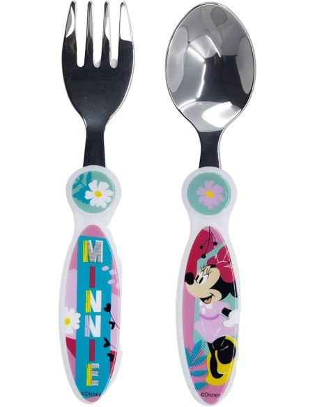 Disney Minnie set 2 posate in metallo EOL74418 Stor | Futurartshop.com