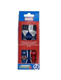 Avengers – 2-Piece Metal Cutlery Set blu EOL80118 Stor | Futurartshop.com