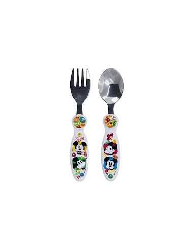 Disney Topolino set 2 posate in metallo EOL74318 Stor | Futurartshop.com
